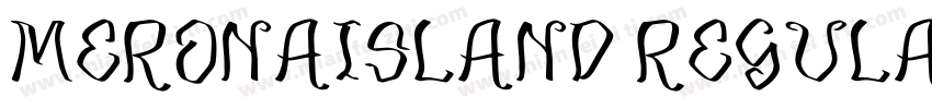 MeronaIsland Regular字体转换